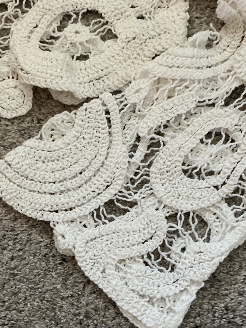NWT Miracle Crochet Boho Lace Top ~ White - Picture 6 of 7